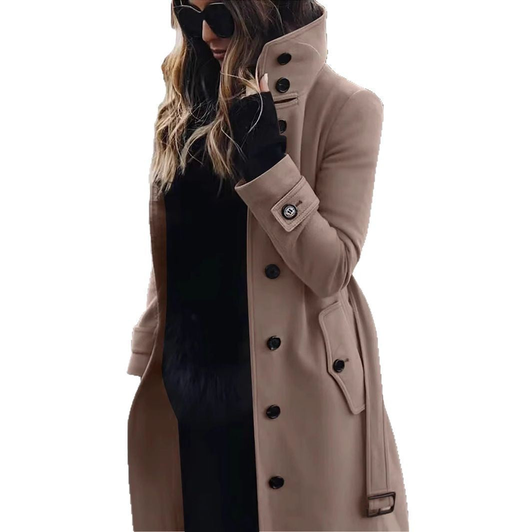 Women elegant trench coat Ivyshape