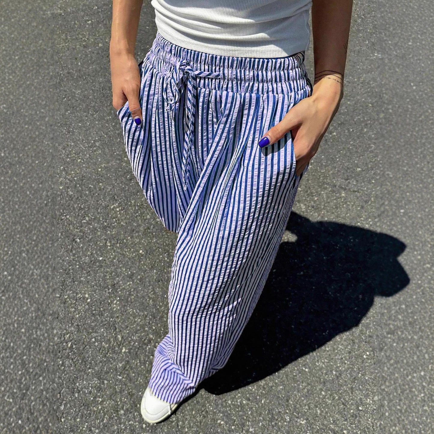 Women’s leisure pants in a casual Boho style Ivyshape