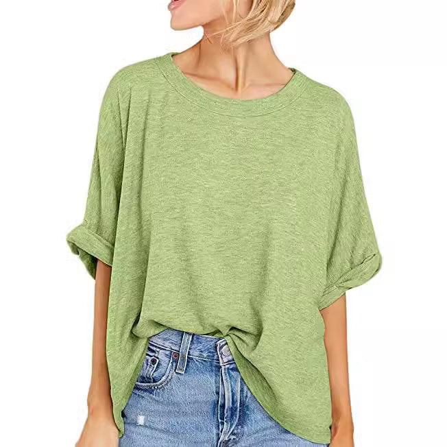 Ladies casual oversized T-shirt Ivyshape