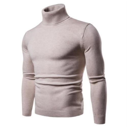 Men's turtleneck sweater made of soft merino wool Ivyshape