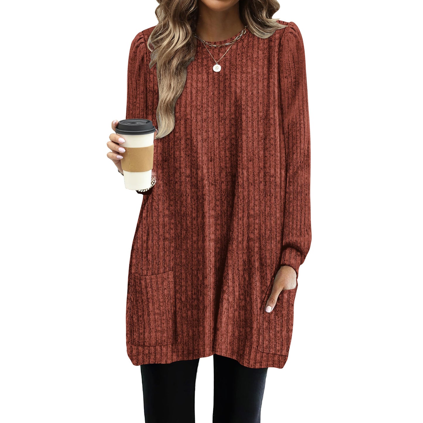 Women's Long Sleeve Dress Ivyshape
