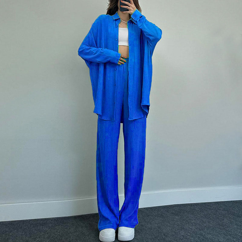 Women's casual jumpsuit with chic shirt Ivyshape