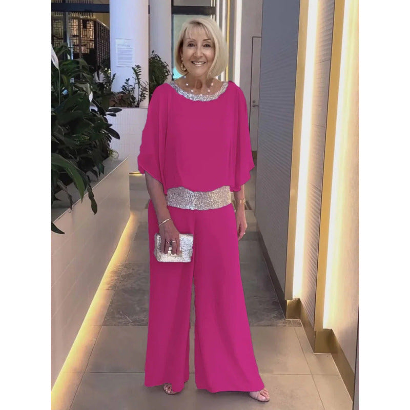 Ladies Elegant Evening Jumpsuit Ivyshape