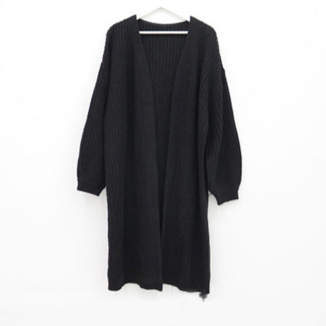 IvyShape | Ribbed Warm Solid Color Sweater Coat