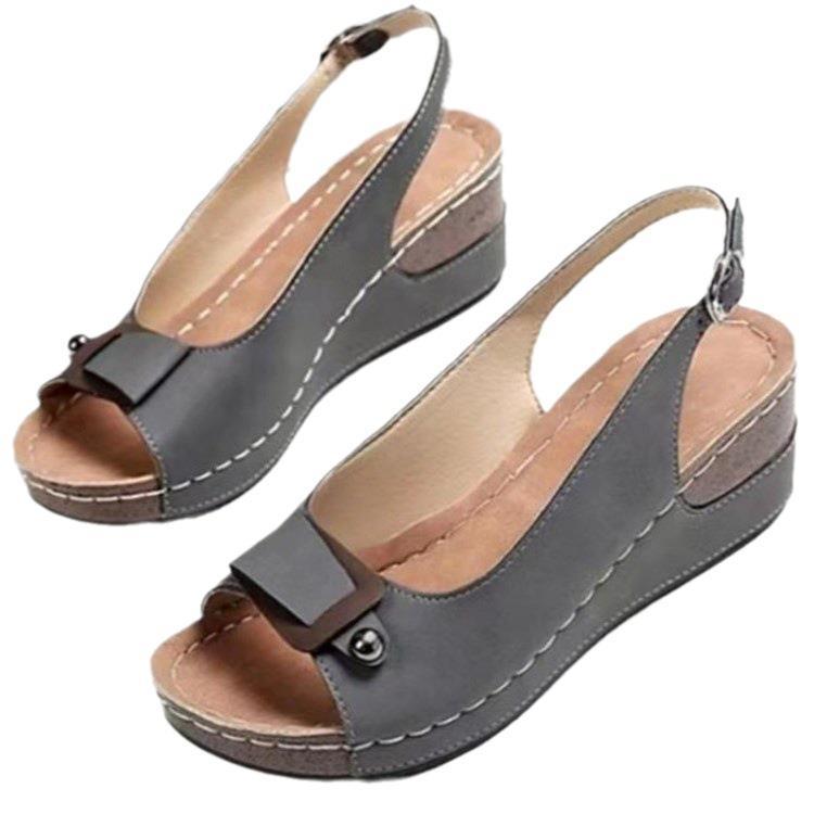 Women Elegant Wedge Sandals Ivyshape