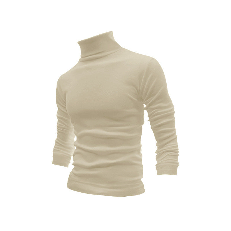 Men's High Quality Stand Collar Sweater Made of Soft Material Ivyshape