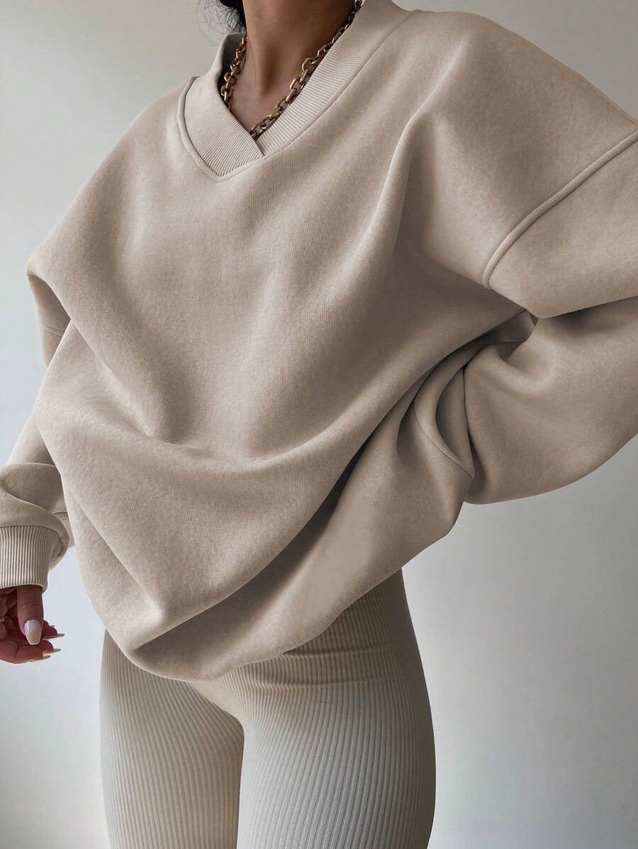 Ivyshape | Casual Long-Sleeve Sweatshirt