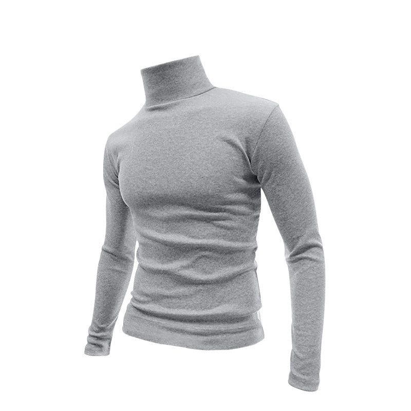 Men's High Quality Stand Collar Sweater Made of Soft Material Ivyshape