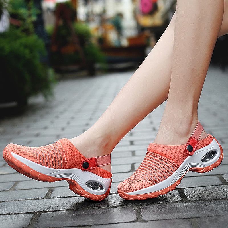 Women Breathable Leisure Shoes with Non-slip Sole and Mesh Upper Ivyshape