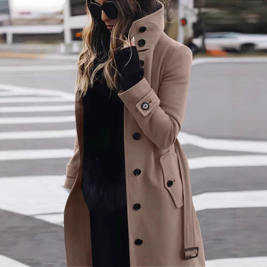 Women elegant trench coat Ivyshape