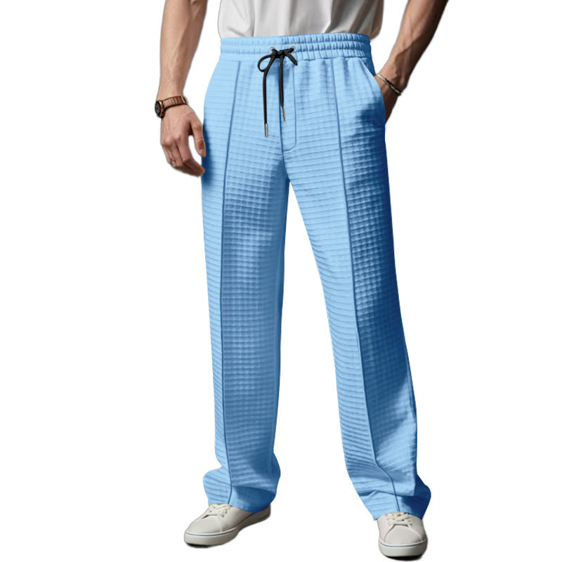 Men's Casual Sports Pants with Comfortable Drawstring and Breathable Fabric Ivyshape