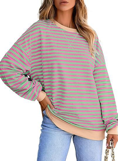 Ivyshape | Color Block Sweater With Drawstring Top