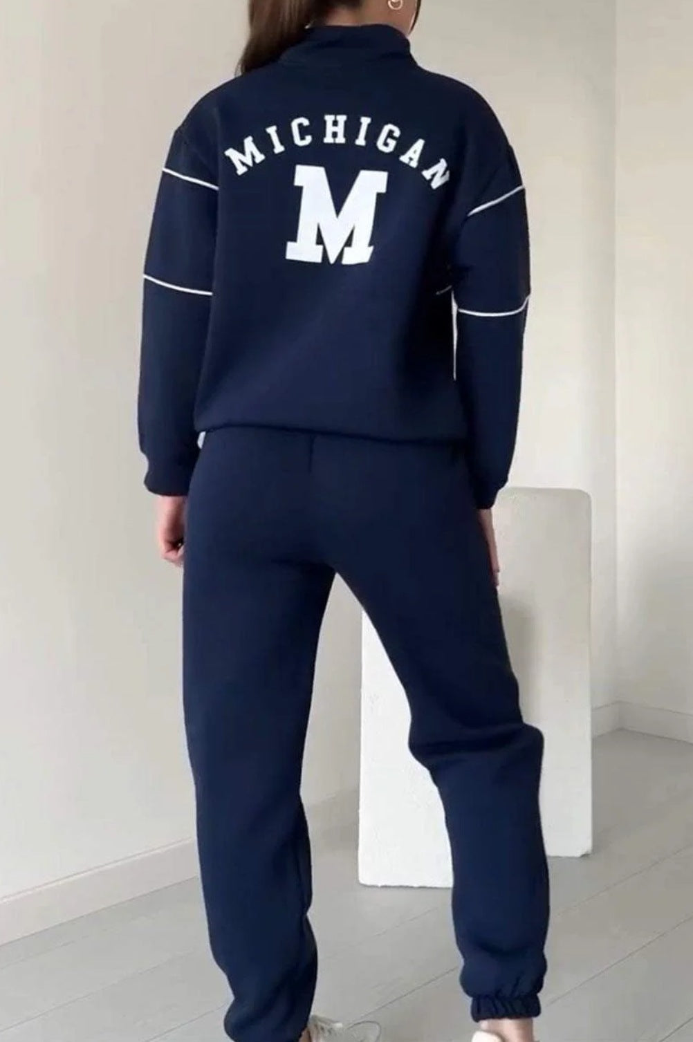 Ivyshape | Sweatshirt Long Pants Sportswear Set