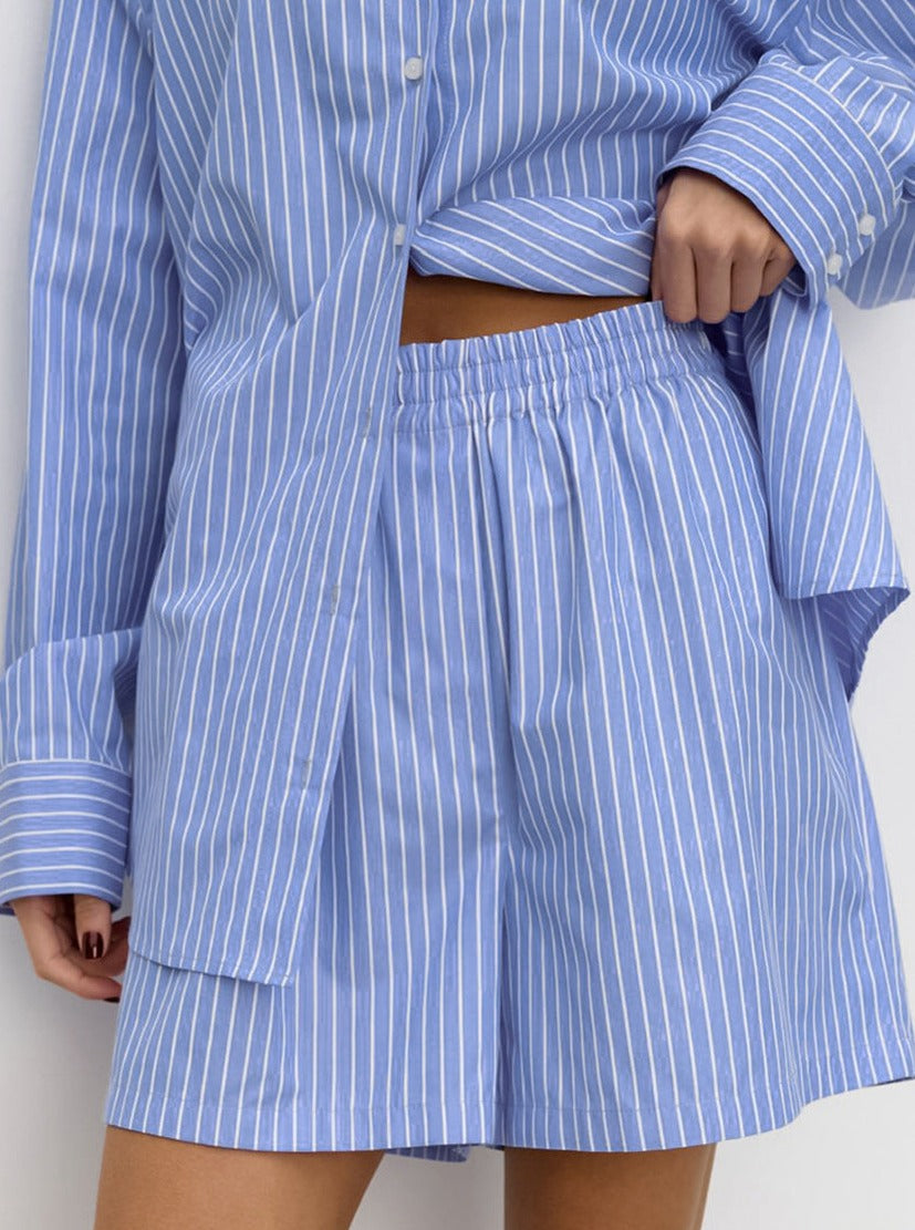 Ivyshape | Pure Cotton Temperament Stripes Women's Clothing Spring-Summer