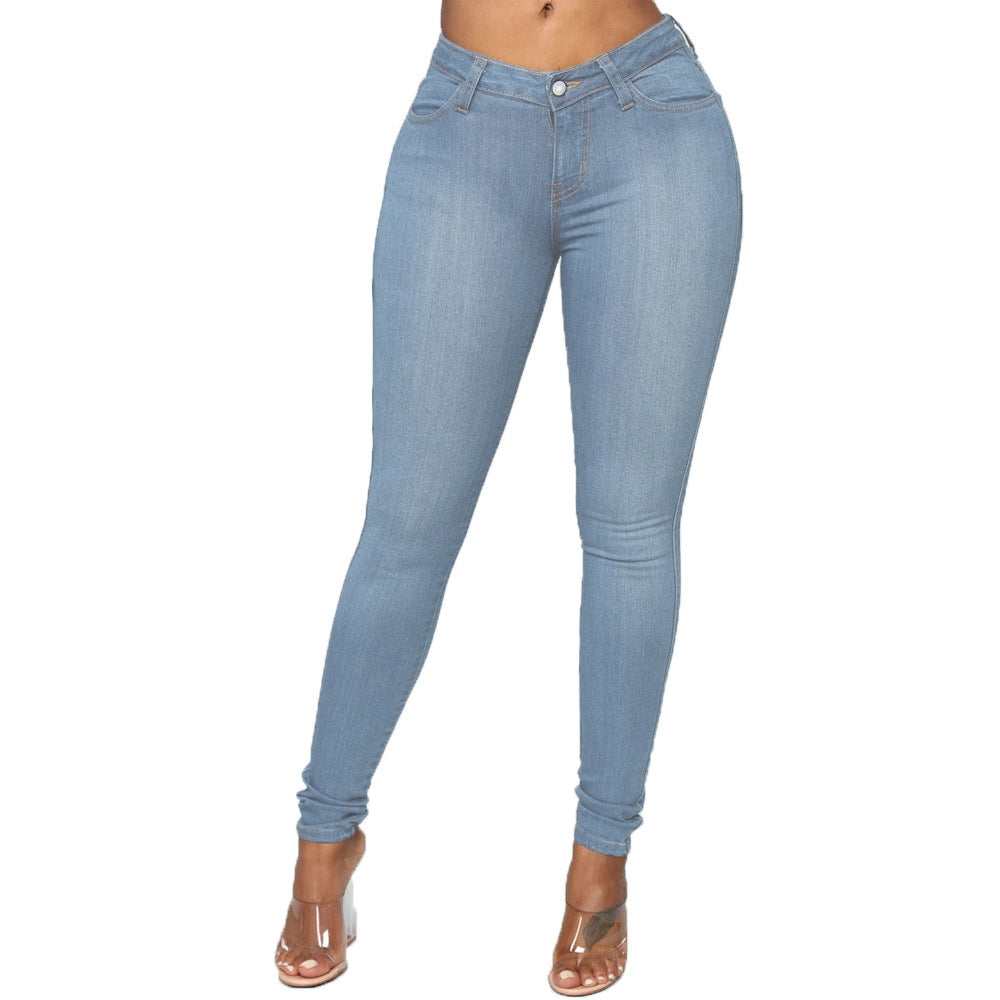 Women's High-Waist Skinny Jeans with Perfect Fit Ivyshape