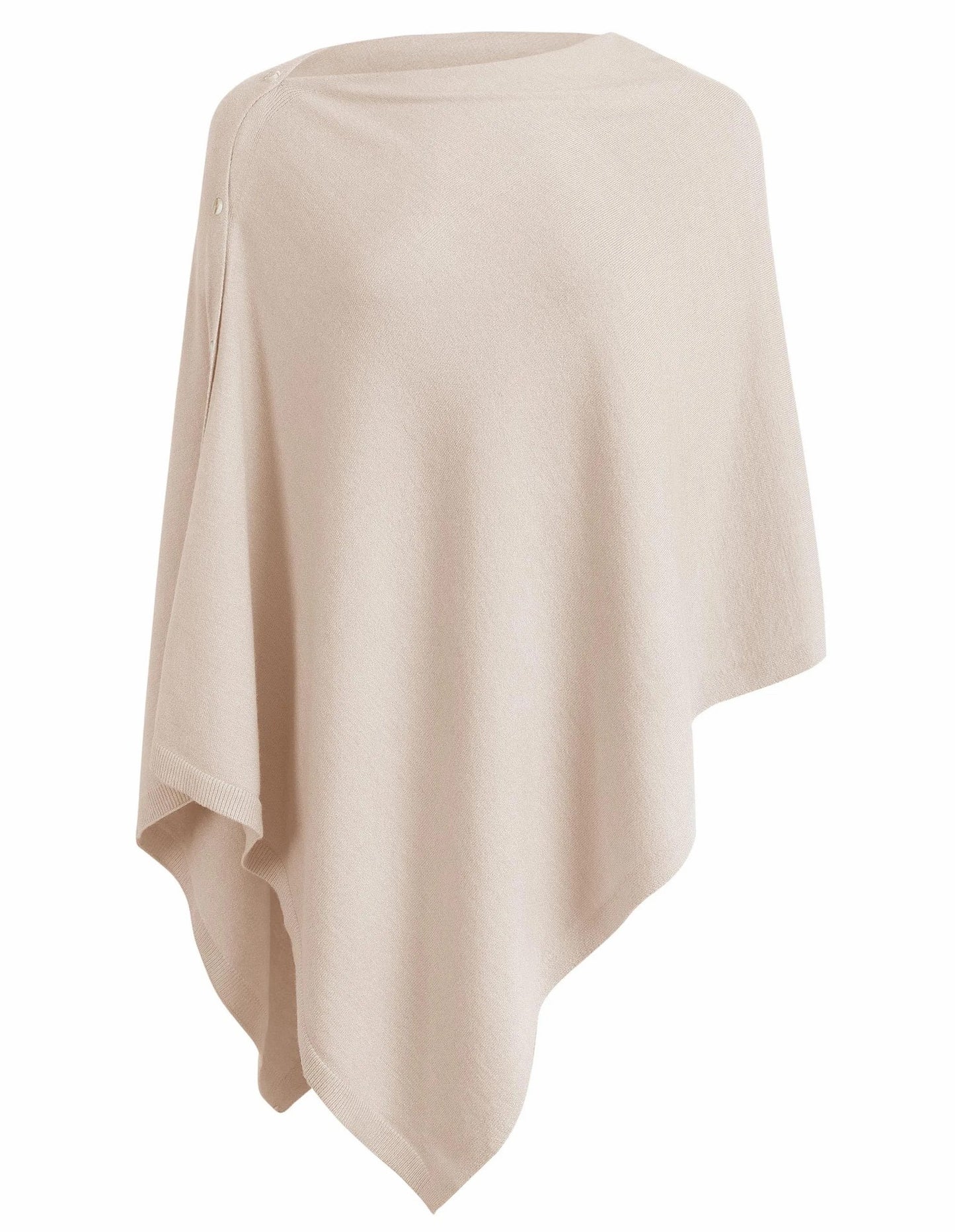 Women's versatile poncho made from high-quality material blend Ivyshape