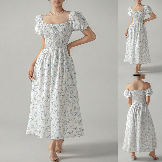 IvyShape | Printed Elegant Long Dress