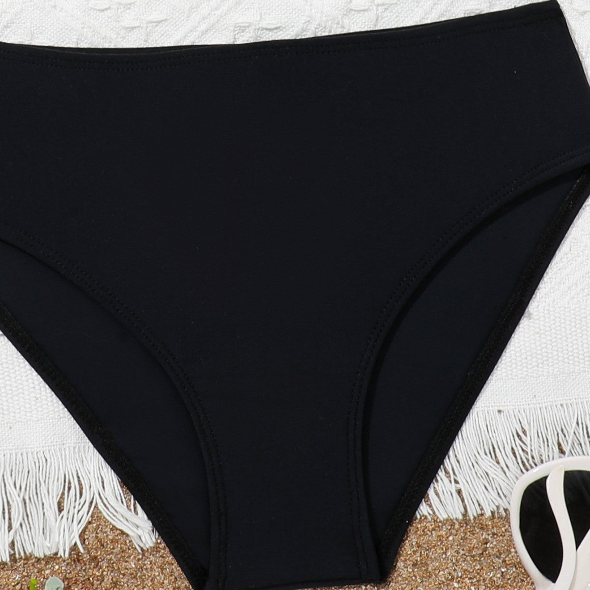 Women's Sporty Bikini with sophisticated ribbed design and high-cut panties Ivyshape