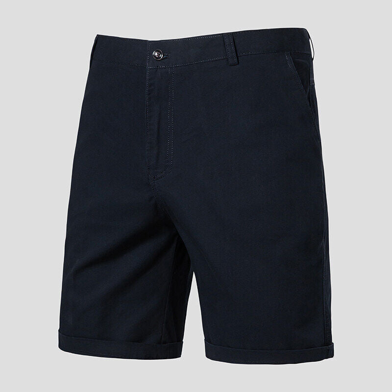 Men's casual shorts made of high-quality cotton blend with practical pockets Ivyshape