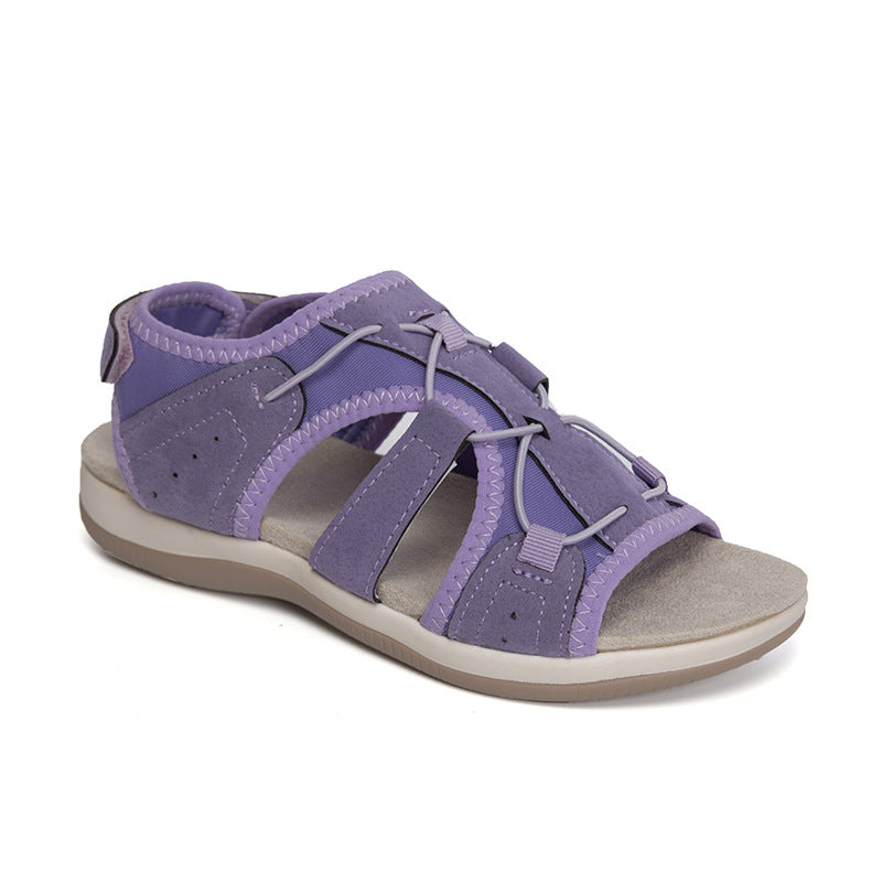 Women’s sporty casual sandals with flexible strap design and closed heel area Ivyshape
