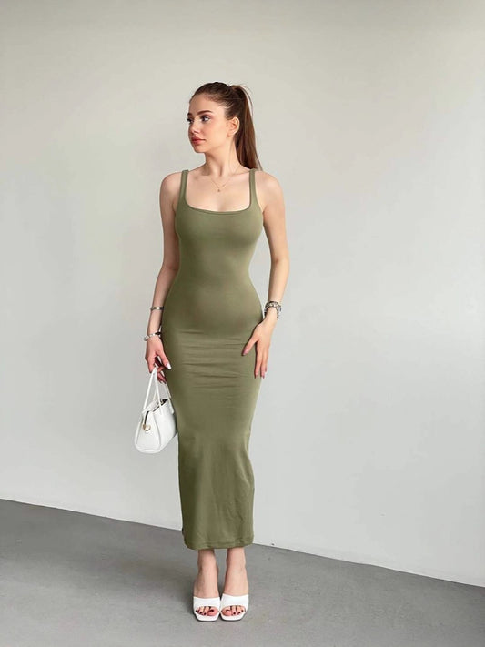 Women Figure-hugging Maxi Dress Ivyshape