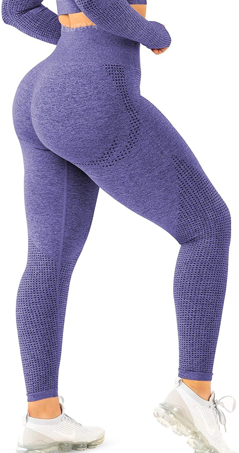 Ladies High Performance Fitness Leggings with Structured Surface Ivyshape