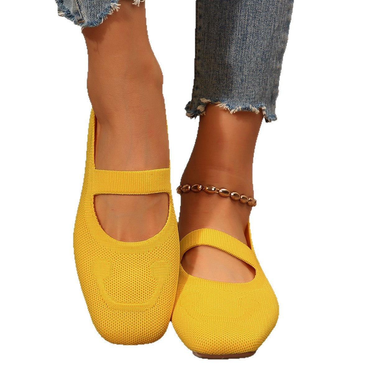 Ladies Cheerful Mary Jane Ballerinas Ivyshape