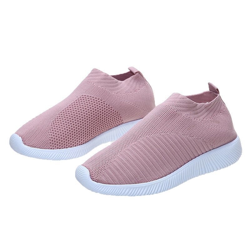 Women's sports shoes with elastic upper material and non-slip sole Ivyshape