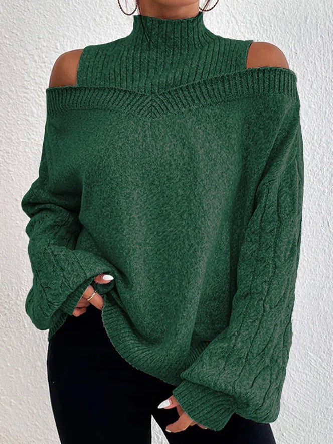 IvyShape | Oversized Cross-Border Knitted Sweater for Women