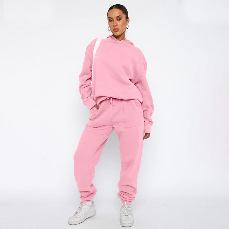 Ivyshape | Oversized Hoodie And Jogger Set