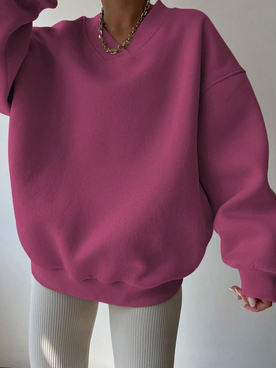 Ivyshape | Casual Long-Sleeve Sweatshirt