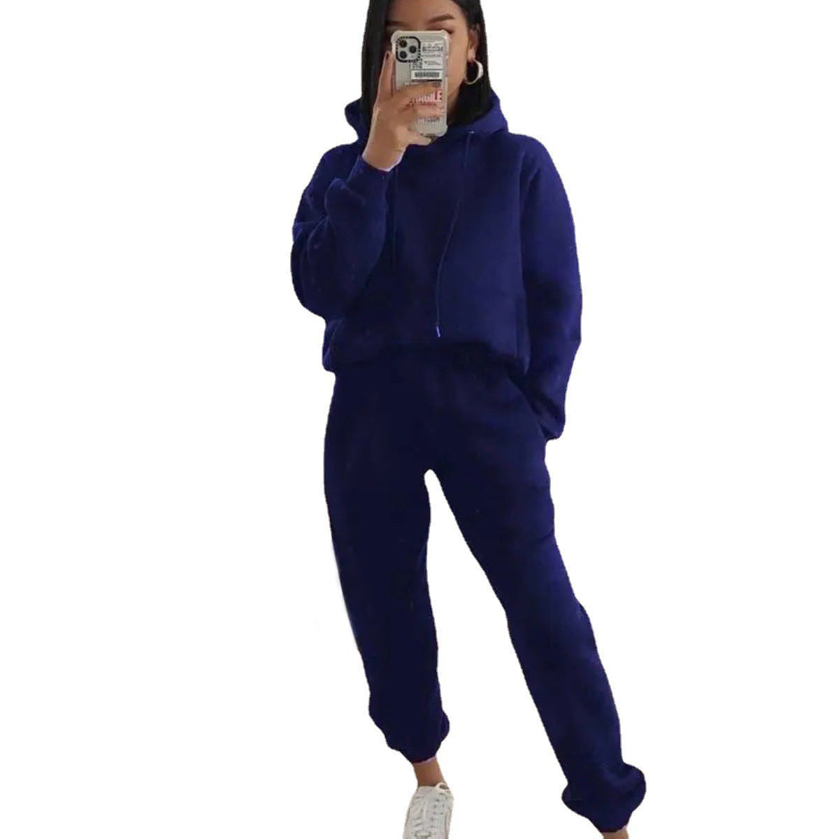 Women's Comfortable Fleece Hoodie and Jogging Pants Set Ivyshape