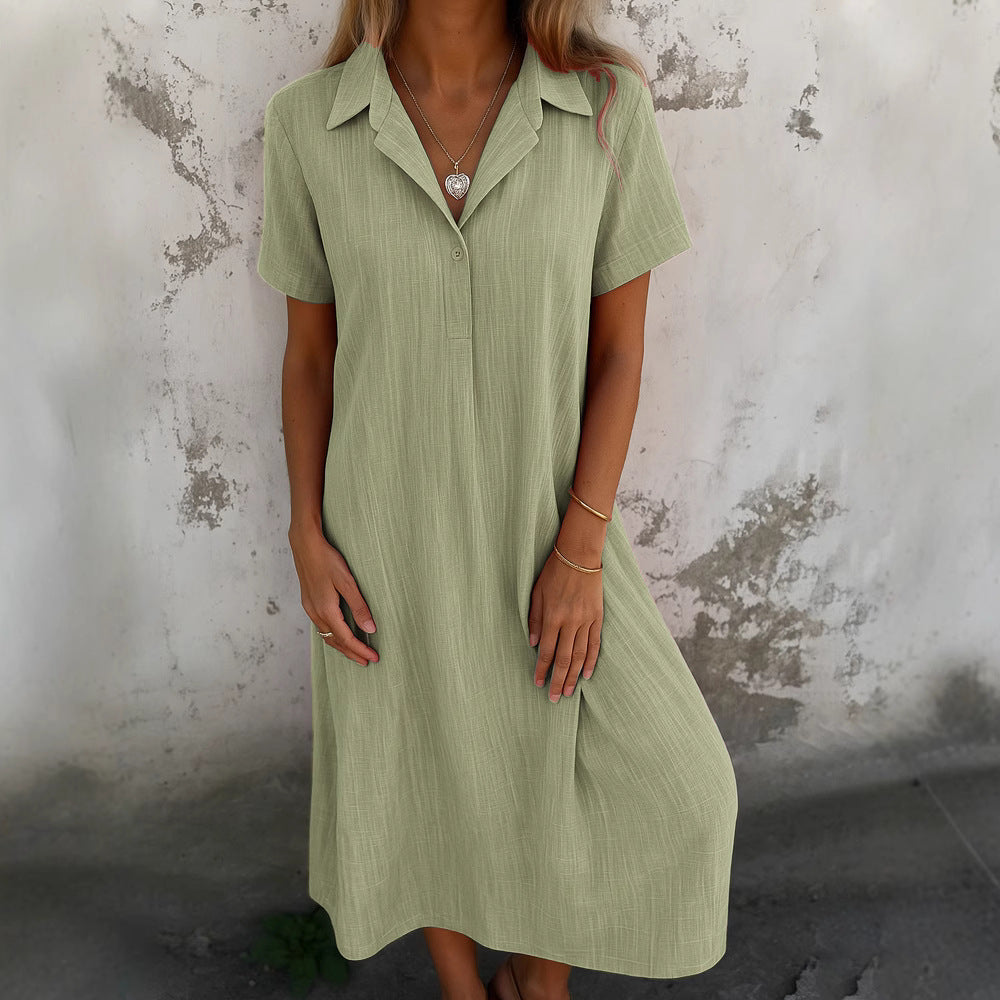 Women's Shirt Dress Ivyshape