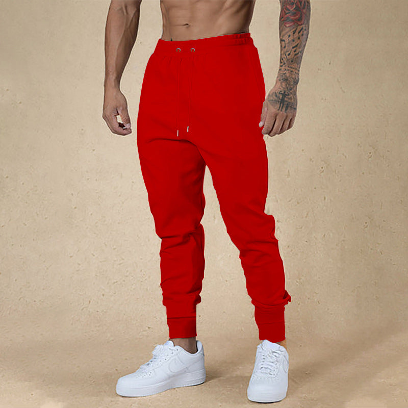 Men's comfortable sports pants with elastic waistband Ivyshape