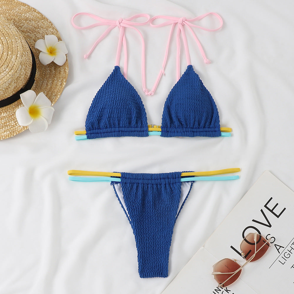 Women’s triangle bikini with adjustable straps and elastic waistband Ivyshape