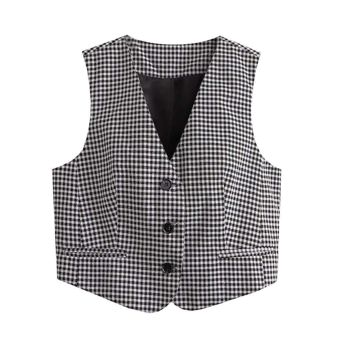 Women Elegant Tailored Waistcoat Ivyshape