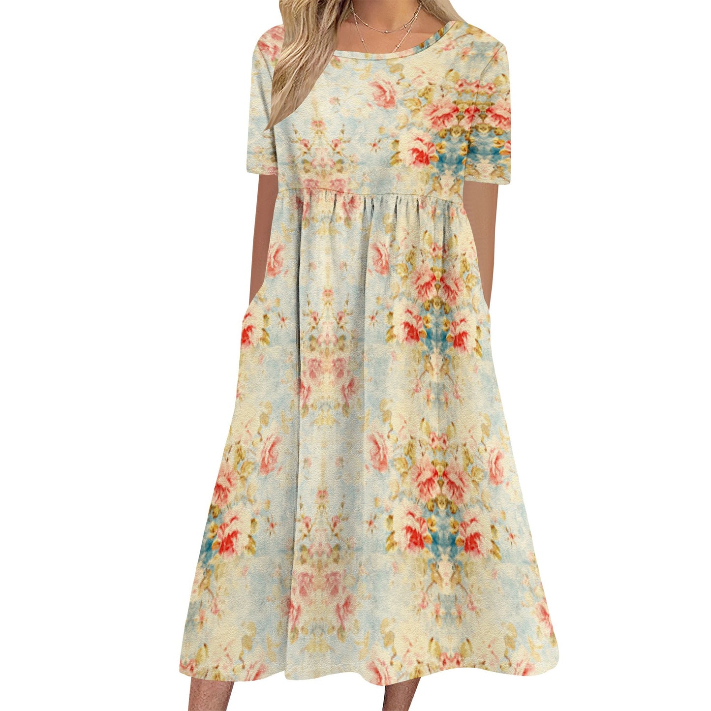 Women Elegant, casual dress made of high-quality fabric Ivyshape