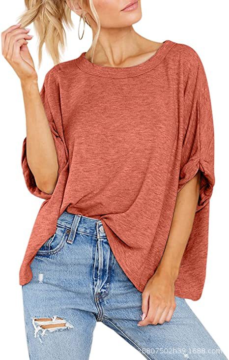 Ladies casual oversized T-shirt Ivyshape
