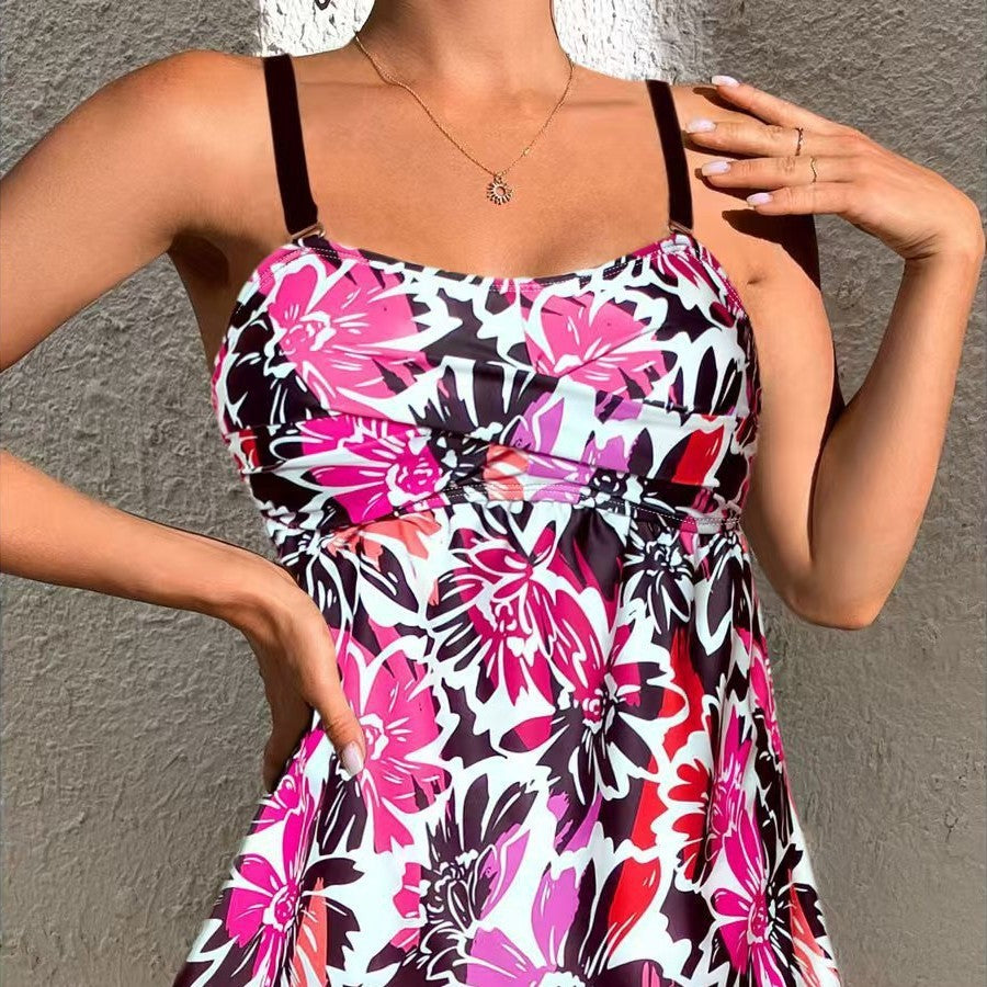 Women’s Tankini with elegant tank top and short shorts Ivyshape