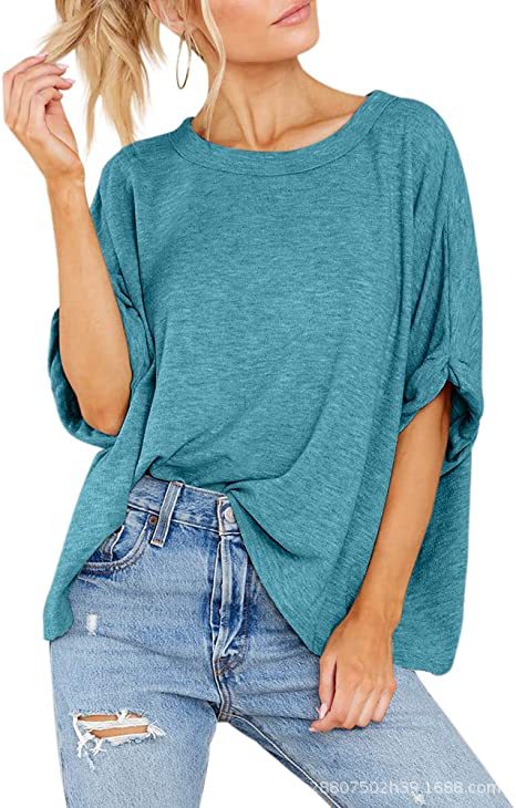 Ladies casual oversized T-shirt Ivyshape