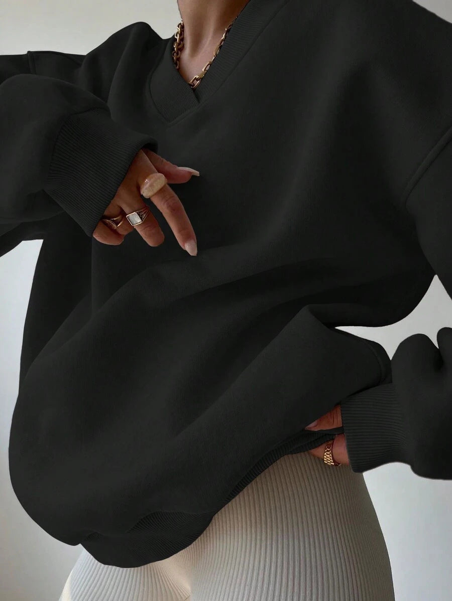 Ivyshape | Casual Long-Sleeve Sweatshirt