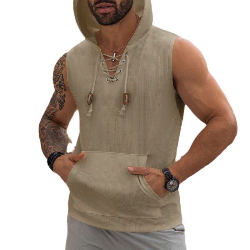 Men's Hooded Workout Shirt Ivyshape