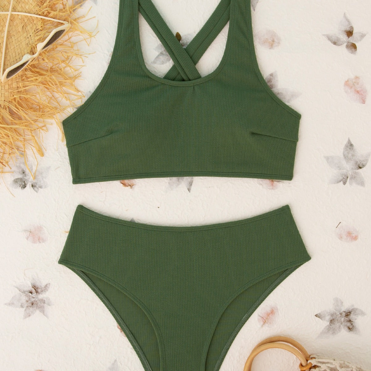 Women's sport bikini with cross design and comfortable fit Ivyshape