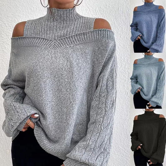 IvyShape | Oversized Cross-Border Knitted Sweater for Women