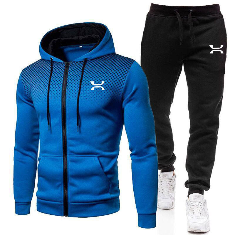 Men's tracksuit with breathable hoodie and comfortable jogging pants Ivyshape