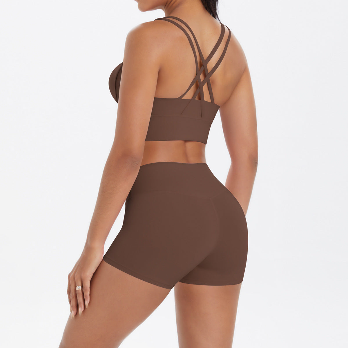 Women's sports bra with 4-way adjustable straps and high comfort Ivyshape