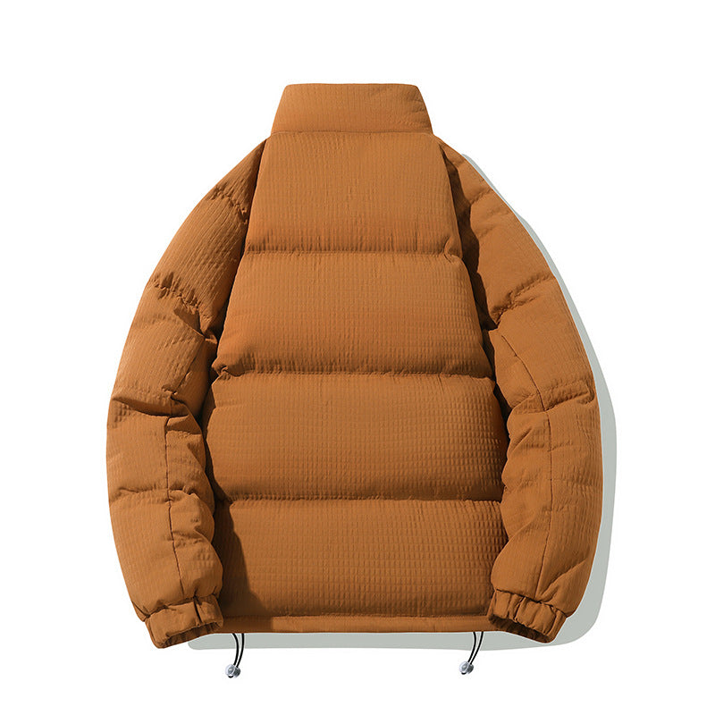 Women's quilted puffer jacket with insulating interior and side zip pockets Ivyshape
