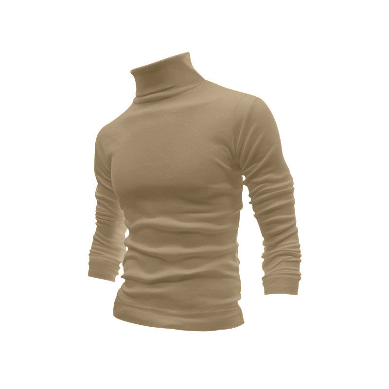 Men's High Quality Stand Collar Sweater Made of Soft Material Ivyshape