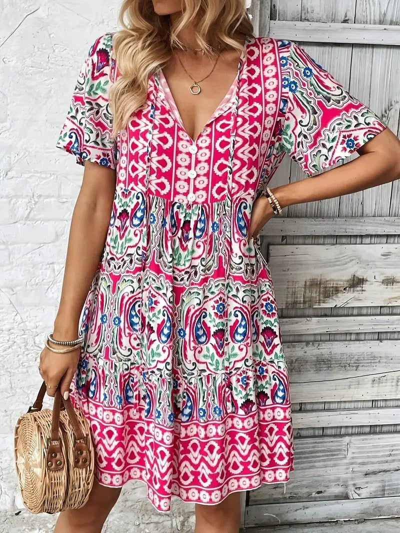 Women Boho Dress Ivyshape