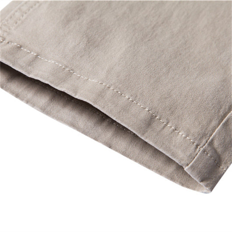 Men's chino pants with a slim fit and elastic waistband Ivyshape